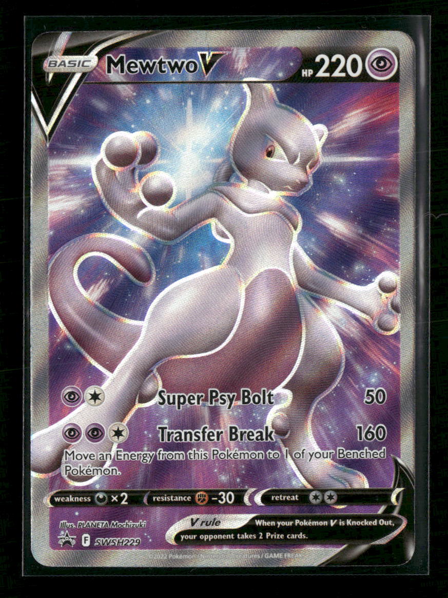 SWSH: Sword & Shield Promo Cards Mewtwo V #SWSH229