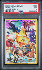 2023 Pokemon Sword And Shield Crown Zenith Crown Zenith Fa/Pikachu 9 PSA #160