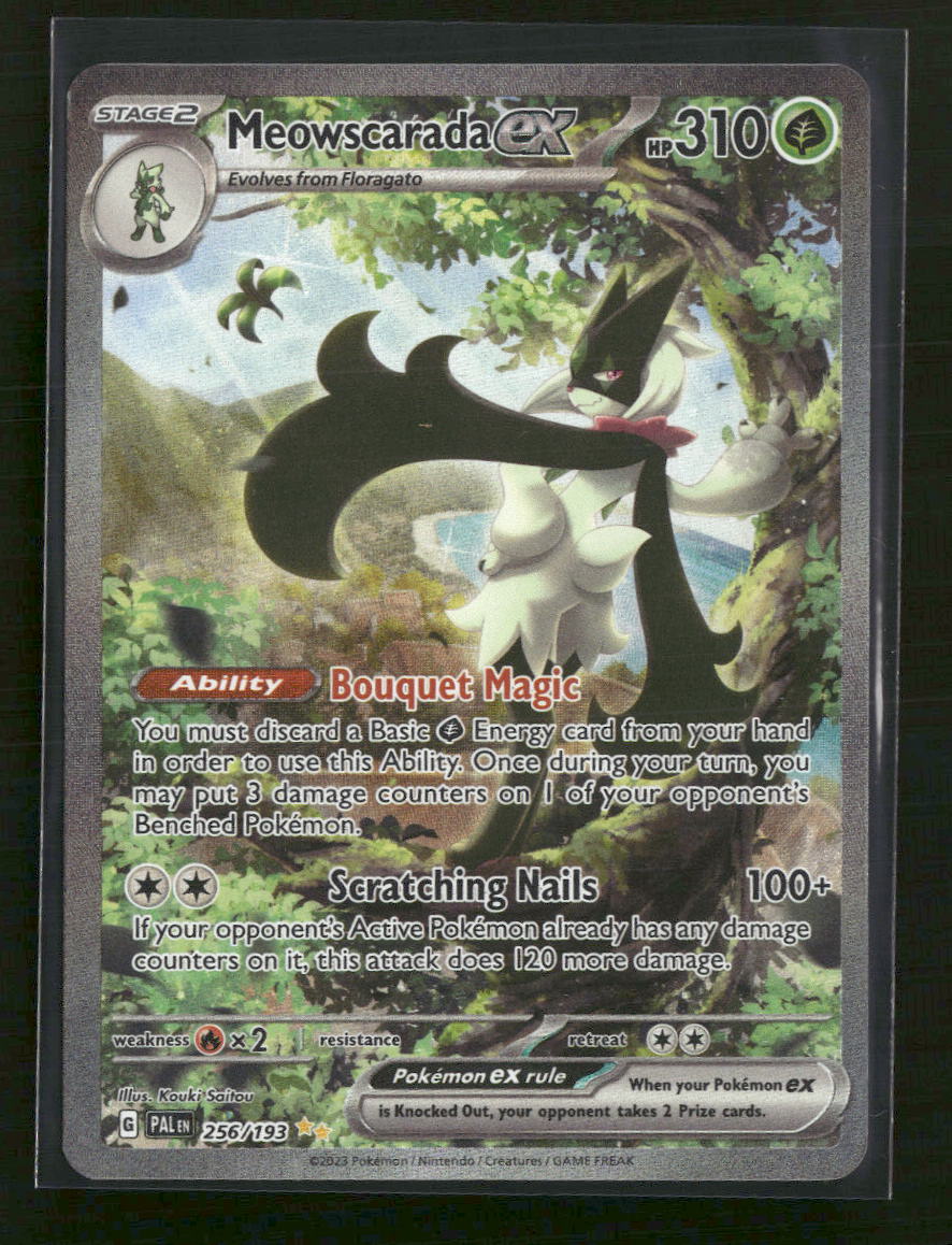 SV02: Paldea Evolved Meowscarada ex #256/193