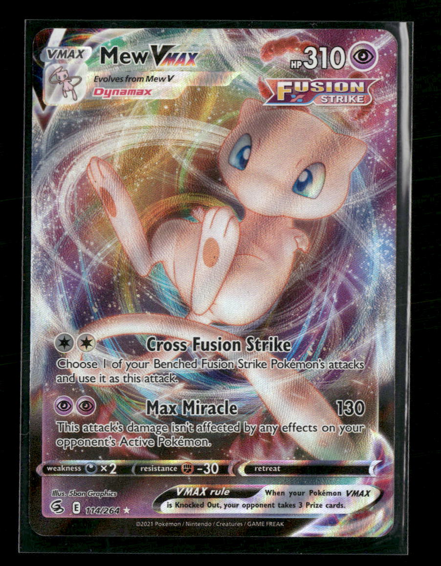 SWSH08: Fusion Strike Mew VMAX #114/264