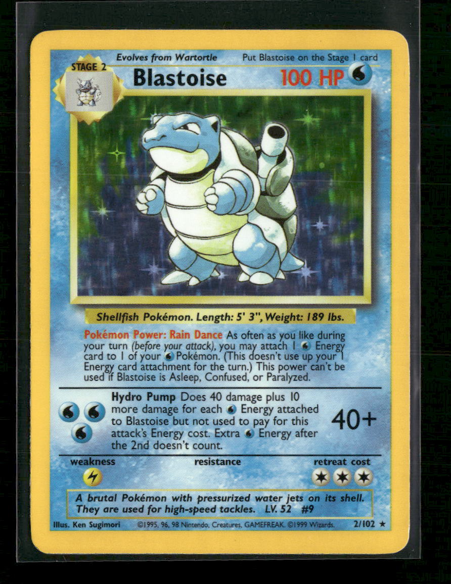 Base Set Blastoise #002/102