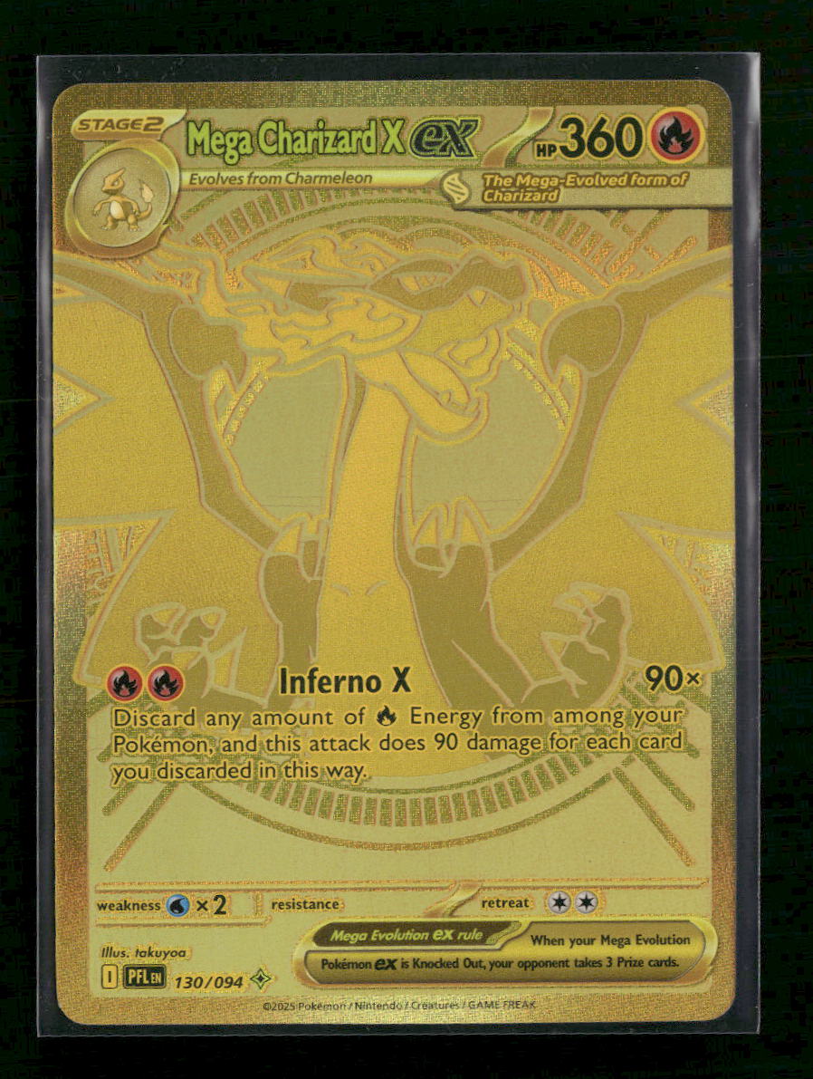 ME02: Phantasmal Flames Mega Charizard X ex #130/094