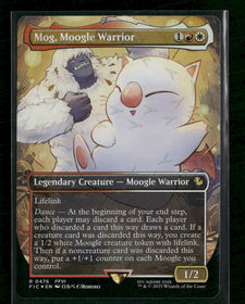 Commander FFMog, Moogle Warrior (Borderless) (Chocobo Track Foil) #476