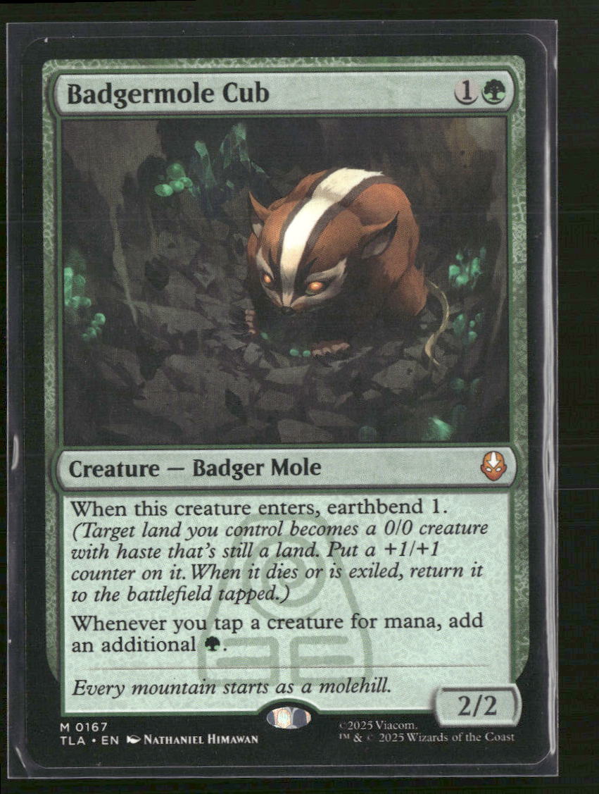 Avatar: The Last Airbender Badgermole Cub #167