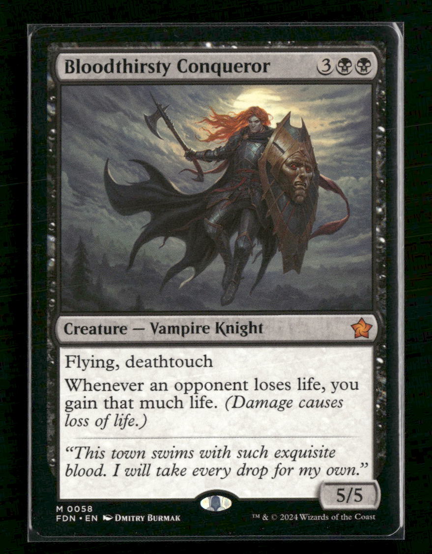 Foundations Bloodthirsty Conqueror #58