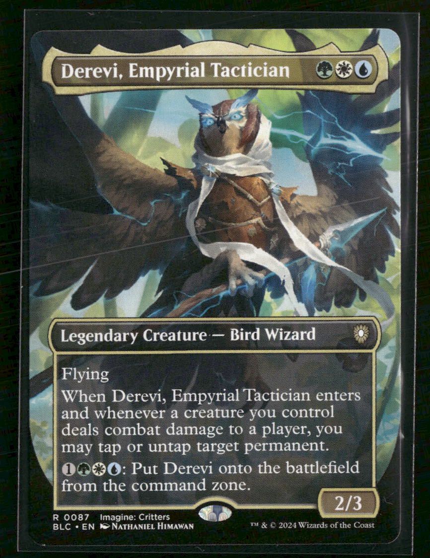 Commander: Bloomburrow Derevi, Empyrial Tactician (Borderless) #87