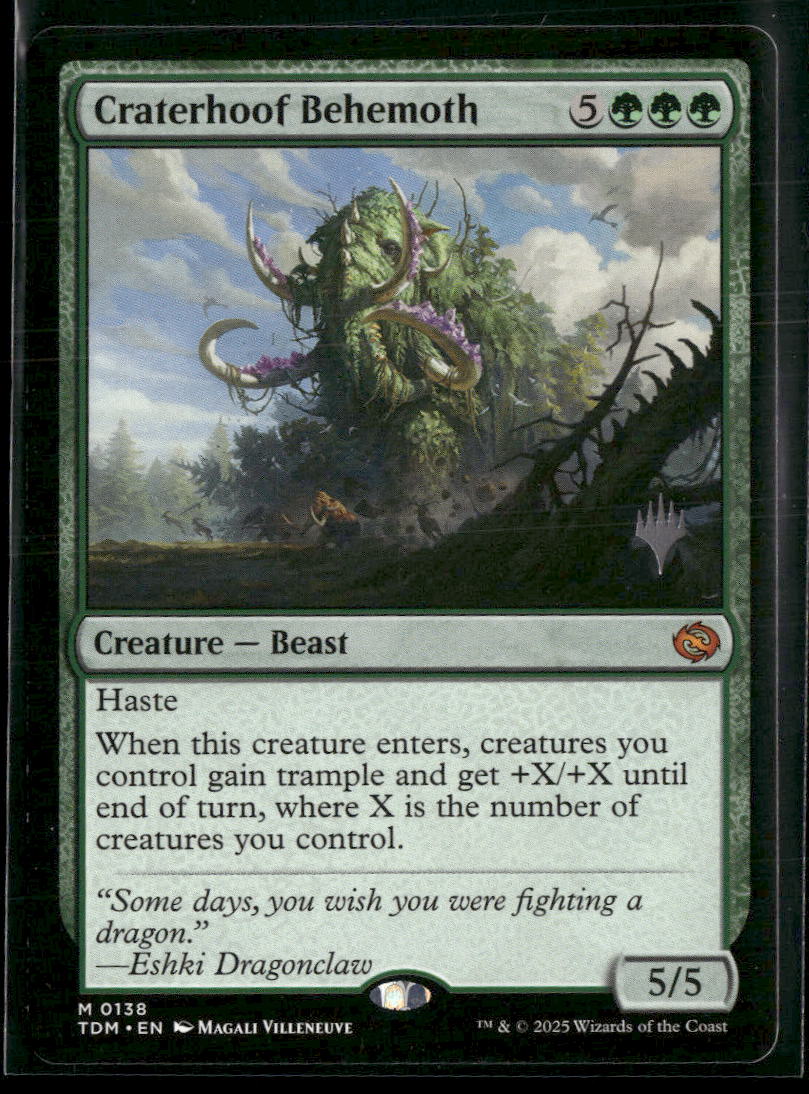 Promo Pack: Tarkir: Dragonstorm Craterhoof Behemoth #138
