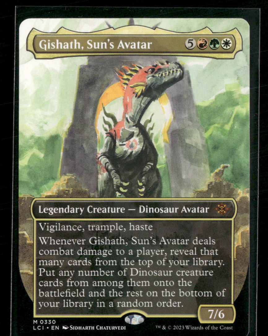The Lost Caverns of Ixalan Gishath, Sun's Avatar (Borderless) #330
