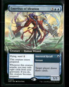 Secrets of Strixhaven Emeritus of Ideation (Extended Art) #315