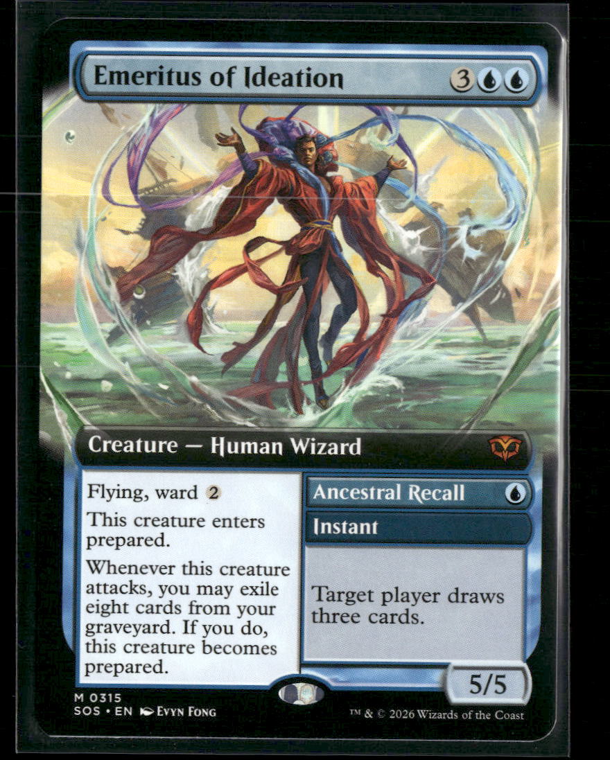 Secrets of Strixhaven Emeritus of Ideation (Extended Art) #315