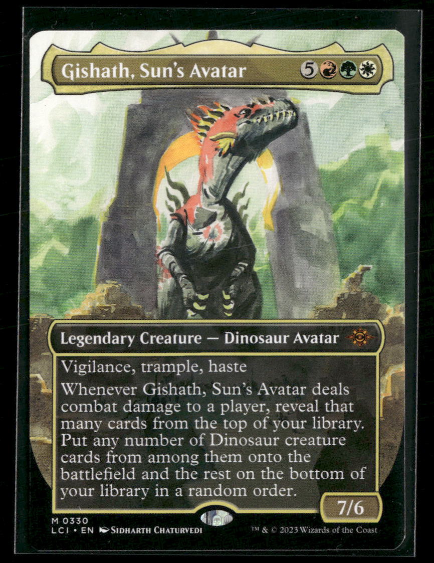 The Lost Caverns of Ixalan Gishath, Sun's Avatar (Borderless) #330