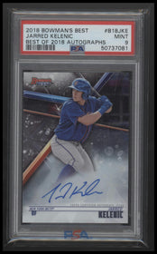 2018 Bowmans Best Of 2018 Autographs Jarred Kelenic 9 PSA #B18JKE