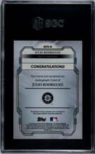 2019 Bowman Sterling Prospect Auto. Julio Rodriguez 9.5 SGC #BSPA-JR