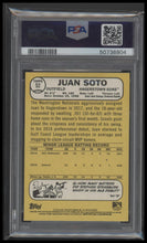 2017 Topps Heritage Minor League Minor League Juan Soto 9 PSA #52