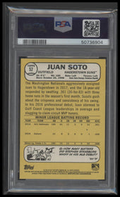 2017 Topps Heritage Minor League Minor League Juan Soto 9 PSA #52