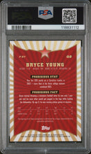 2024 Topps Finest Prodigies Auto-Gold Ref Bryce Young 9 PSA #PBY