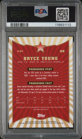 2024 Topps Finest Prodigies Auto-Gold Ref Bryce Young 9 PSA #PBY