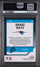 2024 Panini Donruss Optic Purple Shock Drake Maye 9 PSA #229