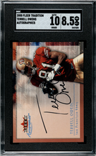 2000 Fleer Tradition Autographics Terrell Owens 8.5 SGC #