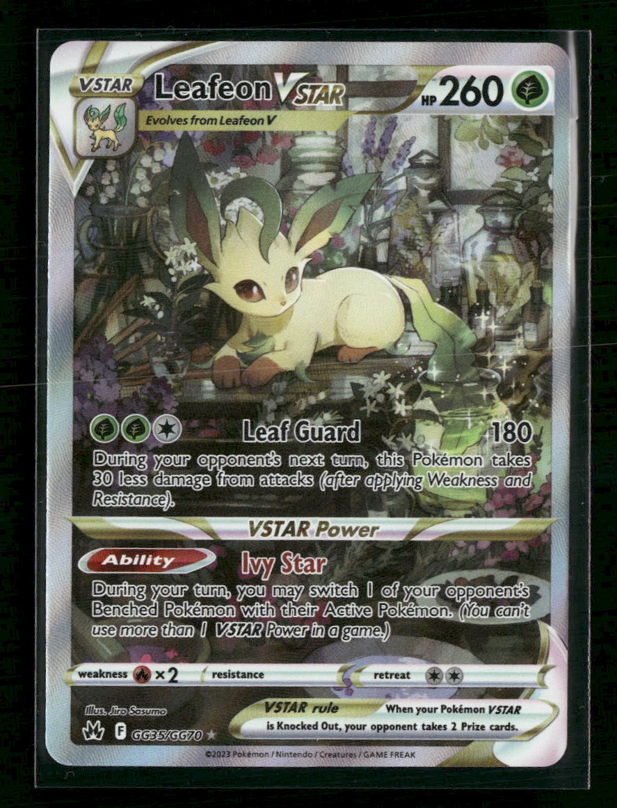 SWSH: Crown Zenith: Galarian Gallery Leafeon VSTAR #GG35/GG70