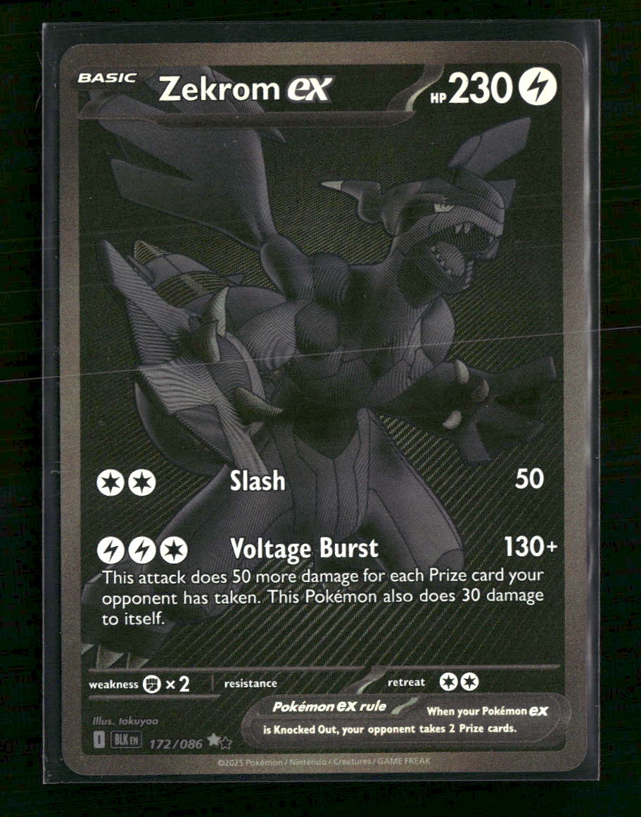 SV: Black Bolt Zekrom ex #172/086