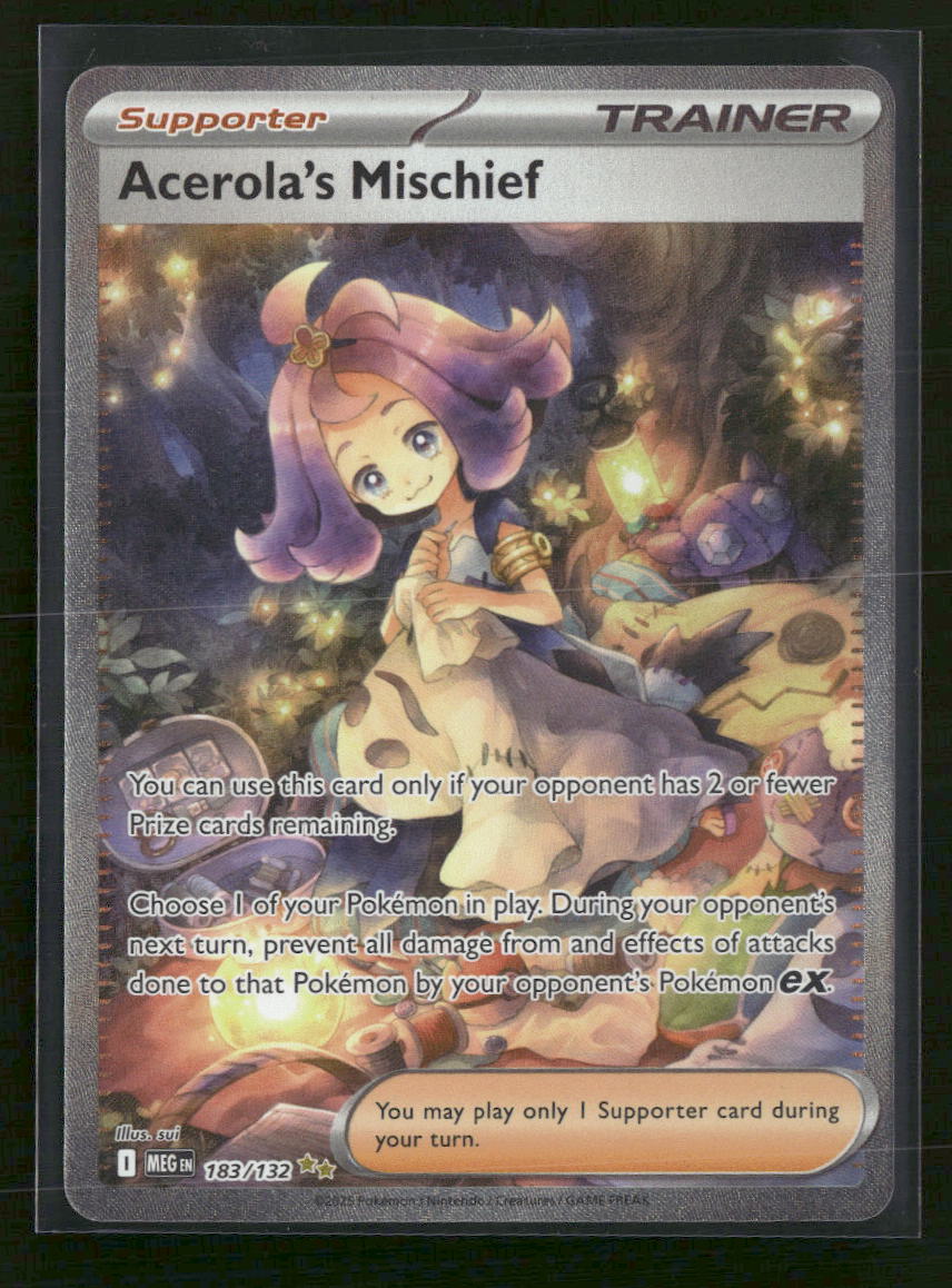ME01: Mega Evolution Acerola's Mischief #183/132