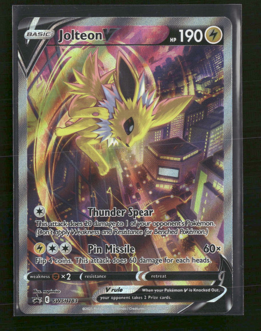 SWSH: Sword & Shield Promo Cards Jolteon V #SWSH183