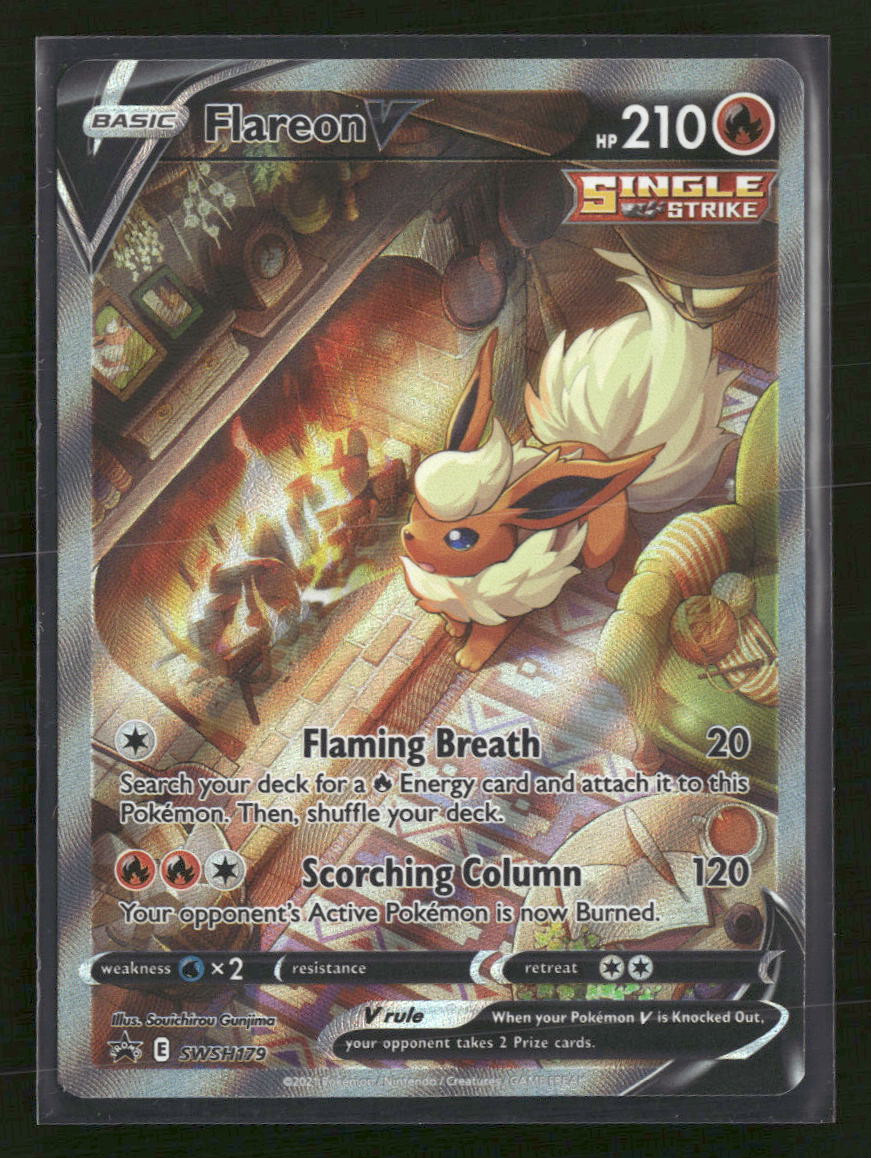 SWSH: Sword & Shield Promo Cards Flareon V #SWSH179