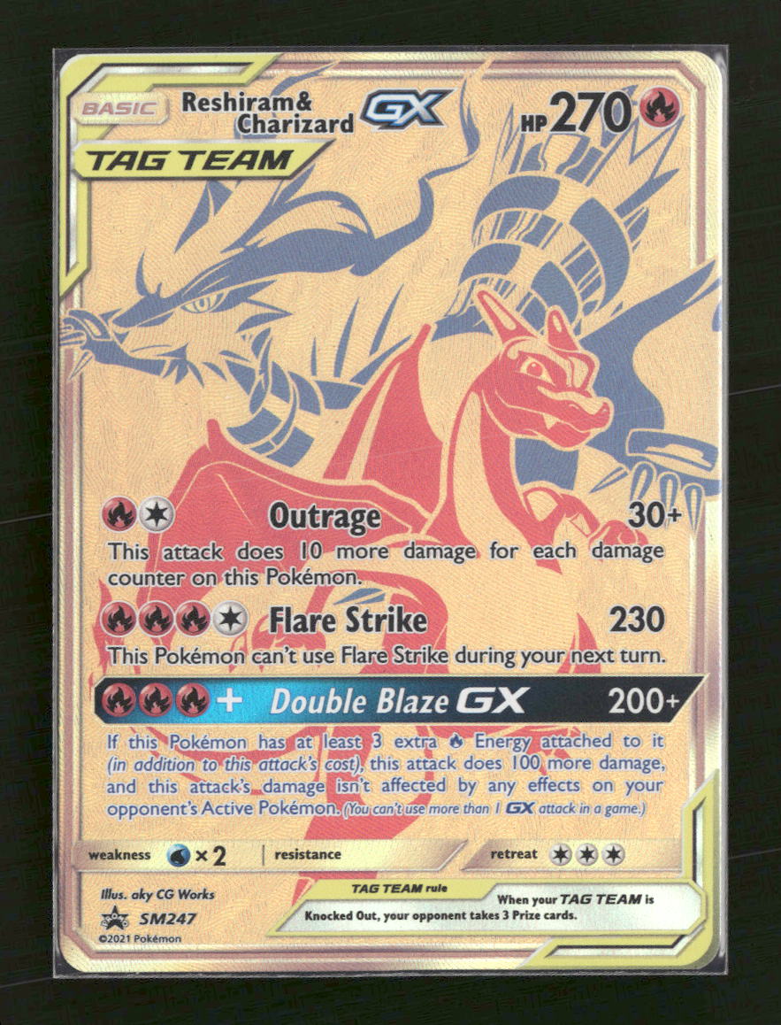 SM Promos Reshiram & Charizard GX #SM247