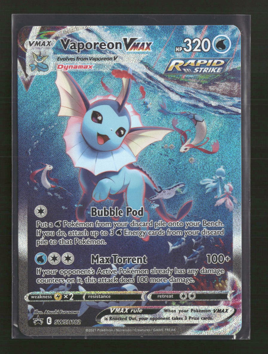 SWSH: Sword & Shield Promo Cards Vaporeon VMAX #SWSH182