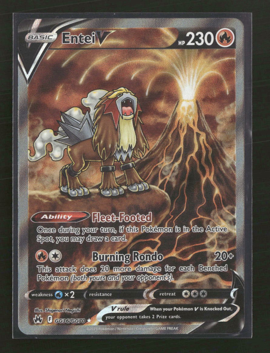 SWSH: Crown Zenith: Galarian Gallery Entei V #GG36/GG70