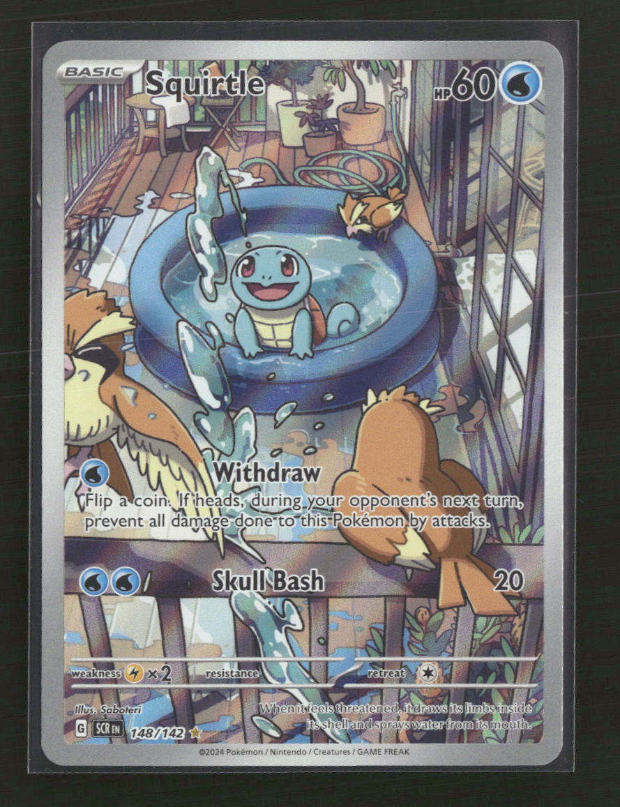 SV07: Stellar Crown Squirtle #148/142