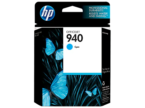 New, Pre-Owned - HP 940 (C4903AN) Cyan Ink Cartridge