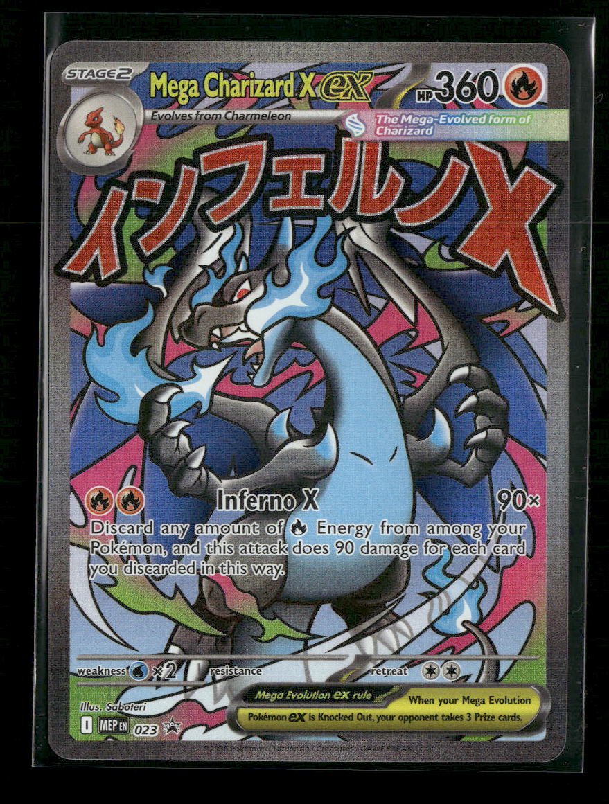 ME: Mega Evolution Promo Mega Charizard X ex #023