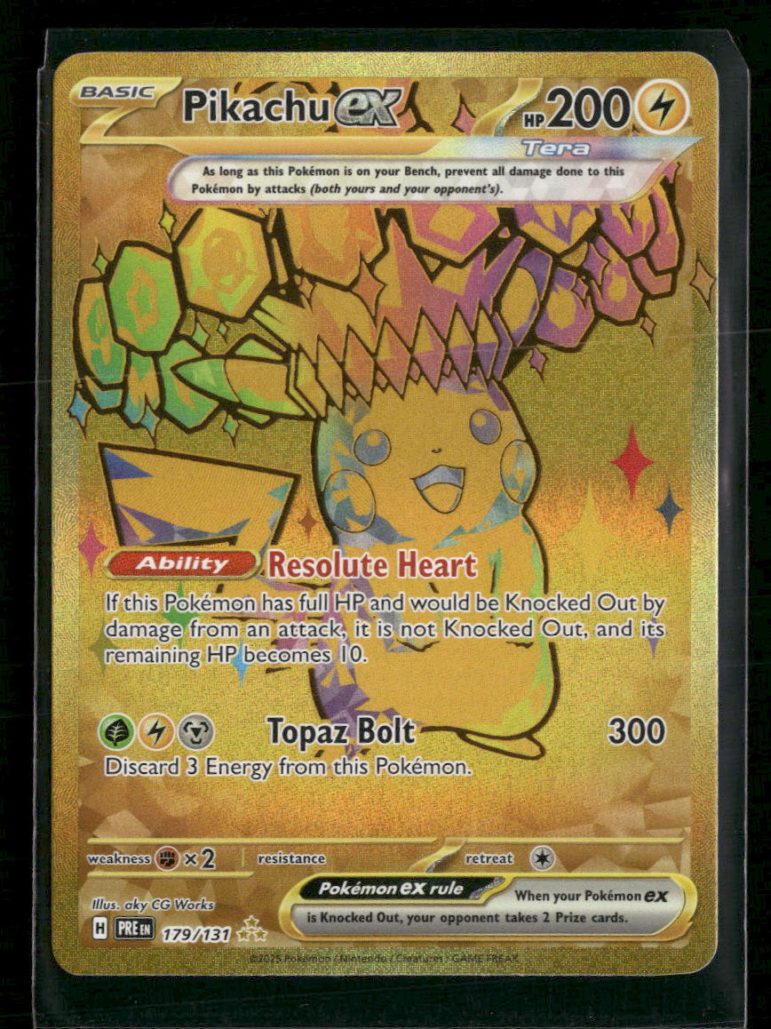 SV: Prismatic Evolutions Pikachu ex #179/131