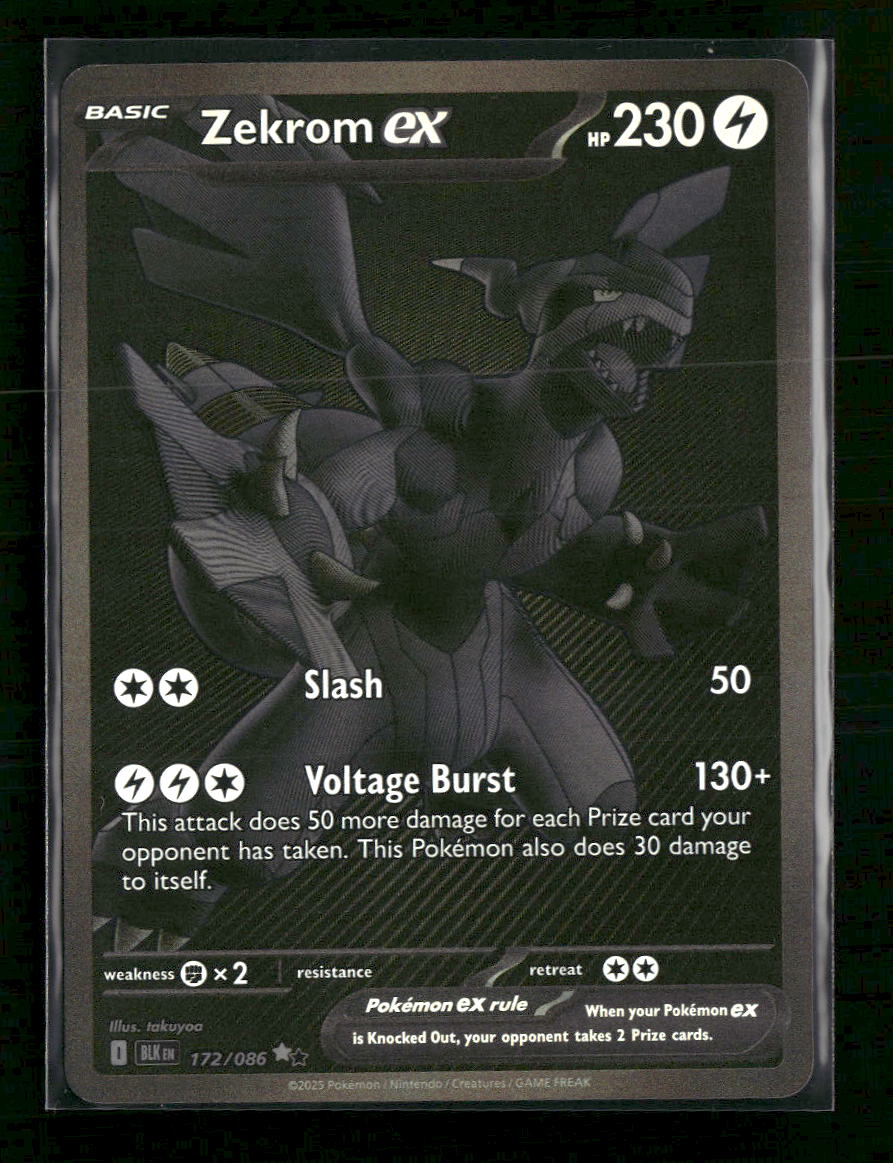 SV: Black Bolt Zekrom ex #172/086