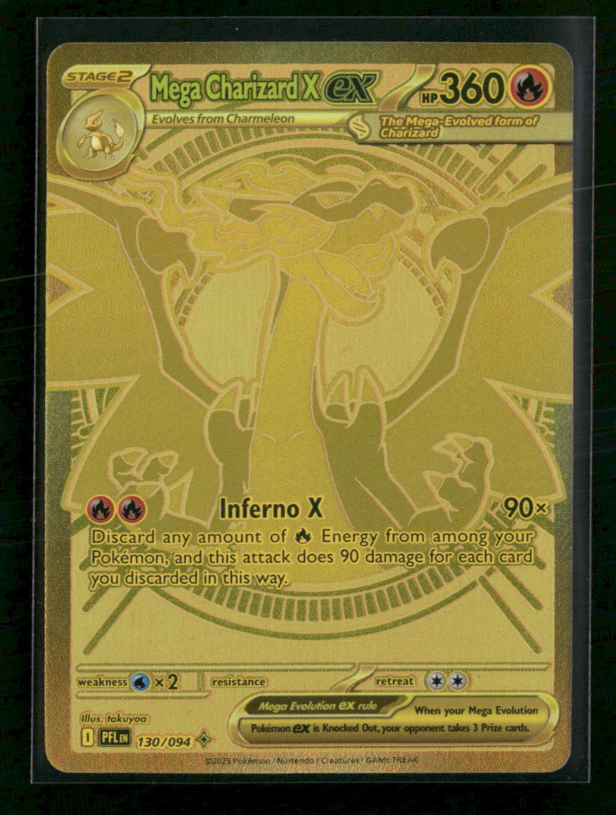 ME02: Phantasmal Flames Mega Charizard X ex #130/094