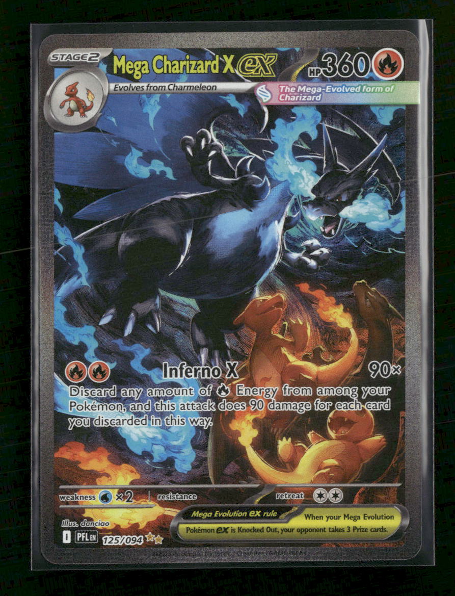 ME02: Phantasmal Flames Mega Charizard X ex #125/094