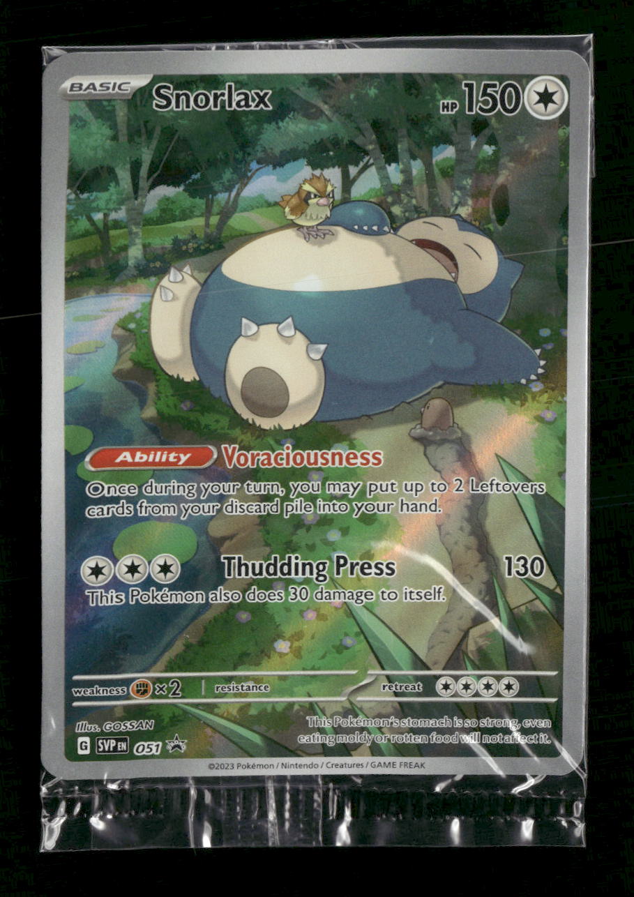 SV: Scarlet & Violet Promo Cards Snorlax #051