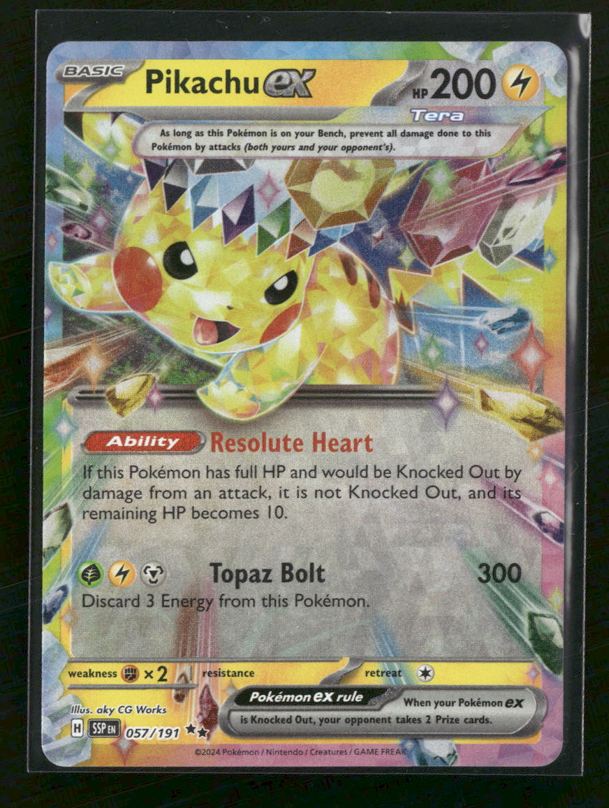 ME: Ascended Heroes Pikachu ex #057/217