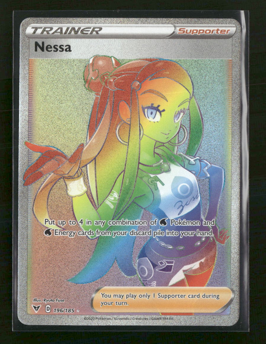 SWSH04: Vivid Voltage Nessa (Secret) #196/185