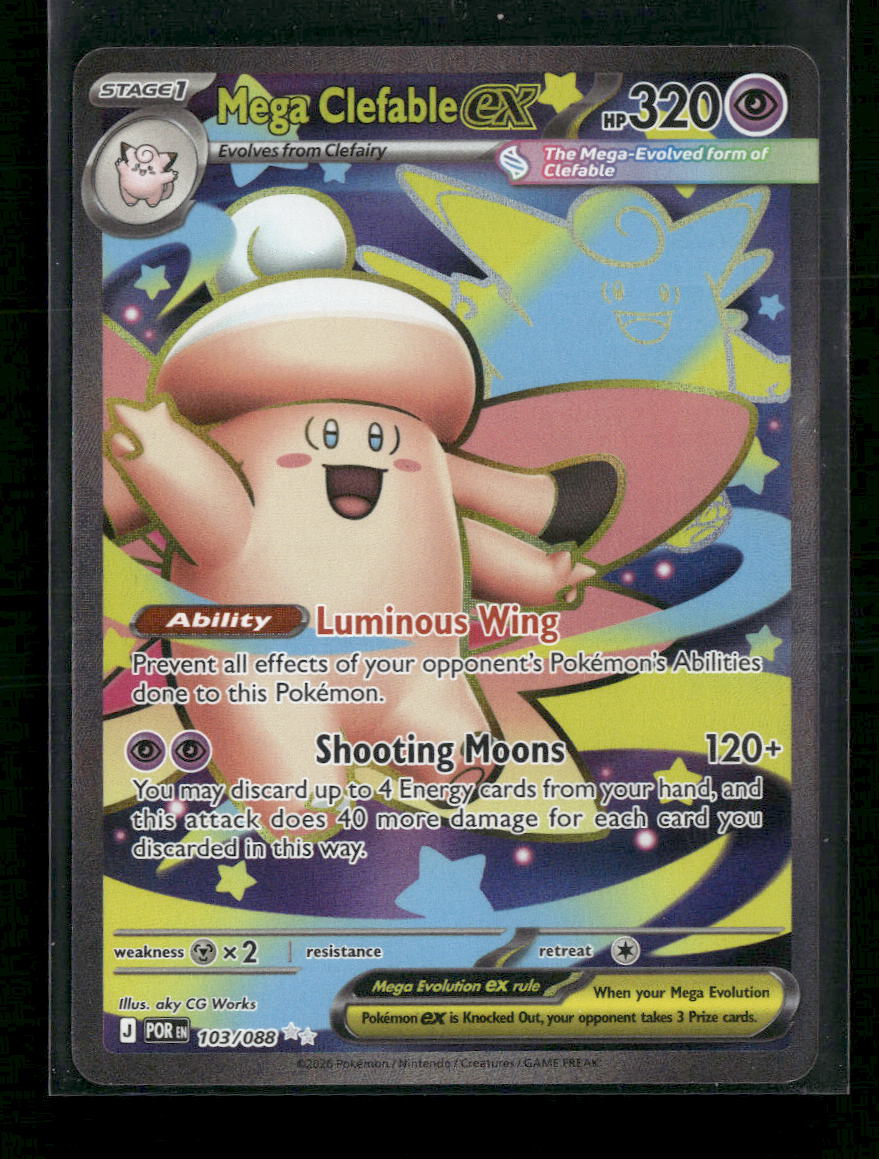 ME03: Perfect Order Mega Clefable ex #103/088