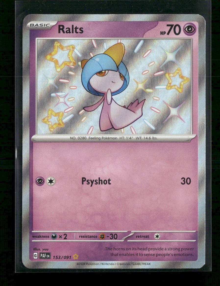SV: Paldean Fates Ralts #153/091