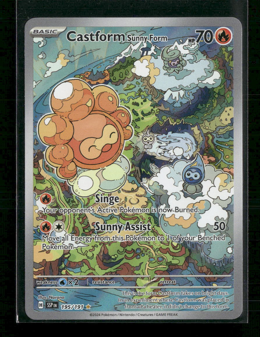SV08: Surging Sparks Castform Sunny Form #195/191