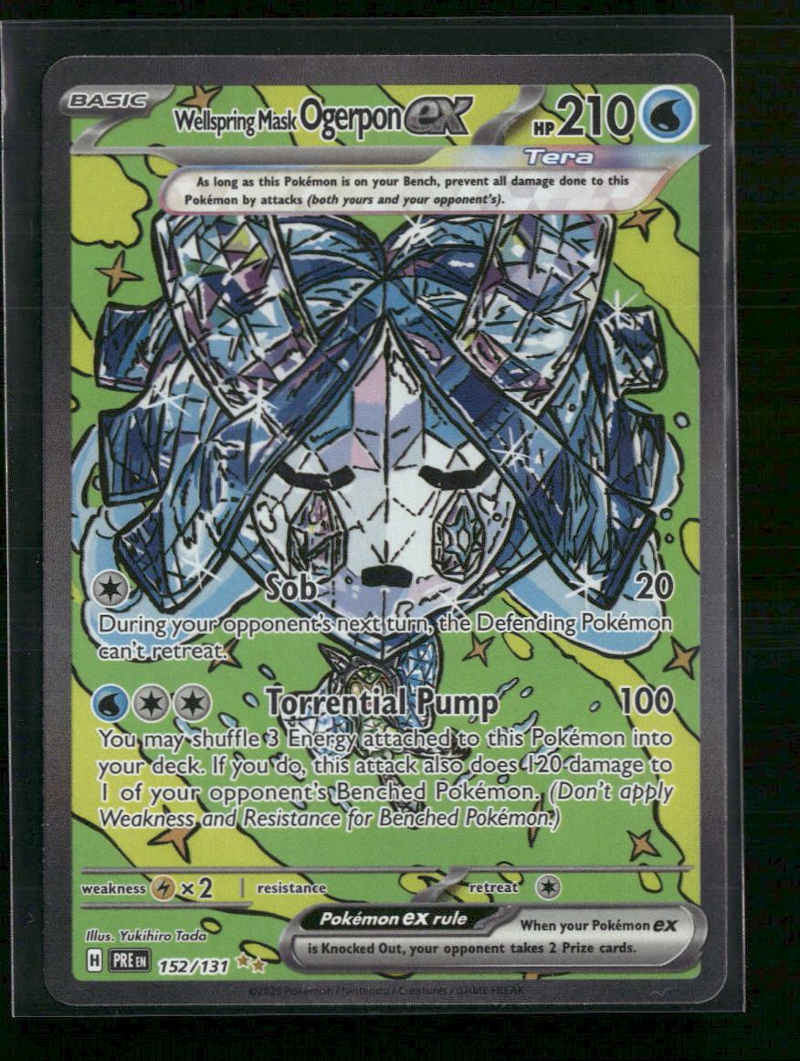 SV: Prismatic Evolutions Wellspring Mask Ogerpon ex #152/131