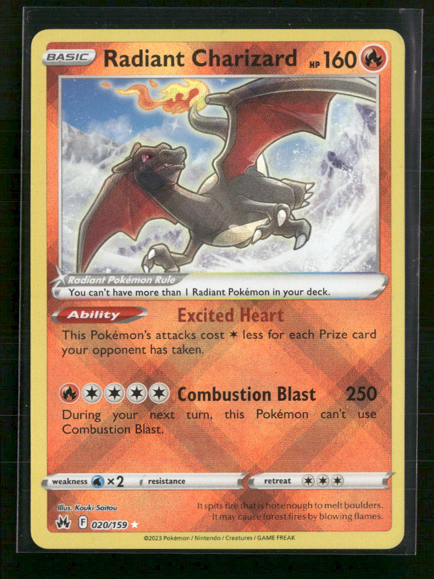 SWSH: Crown Zenith Radiant Charizard #020/159
