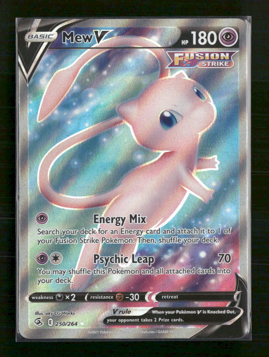 SWSH08: Fusion Strike Mew V (Full Art) #250/264