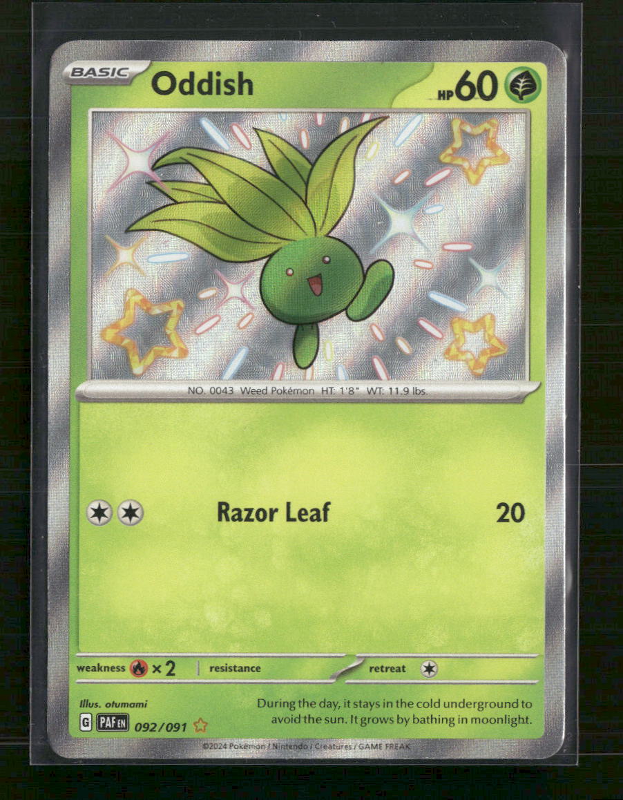 SV: Paldean Fates Oddish #092/091