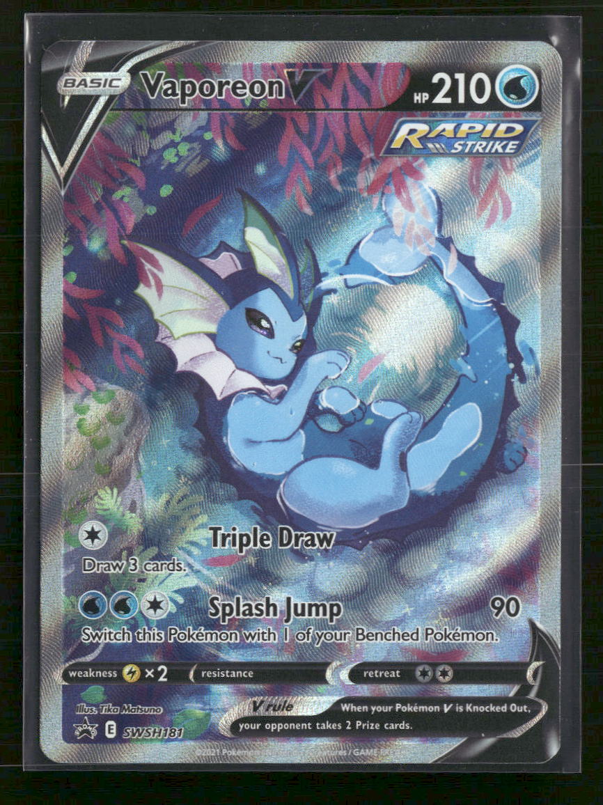 SWSH: Sword & Shield Promo Cards Vaporeon V #SWSH181
