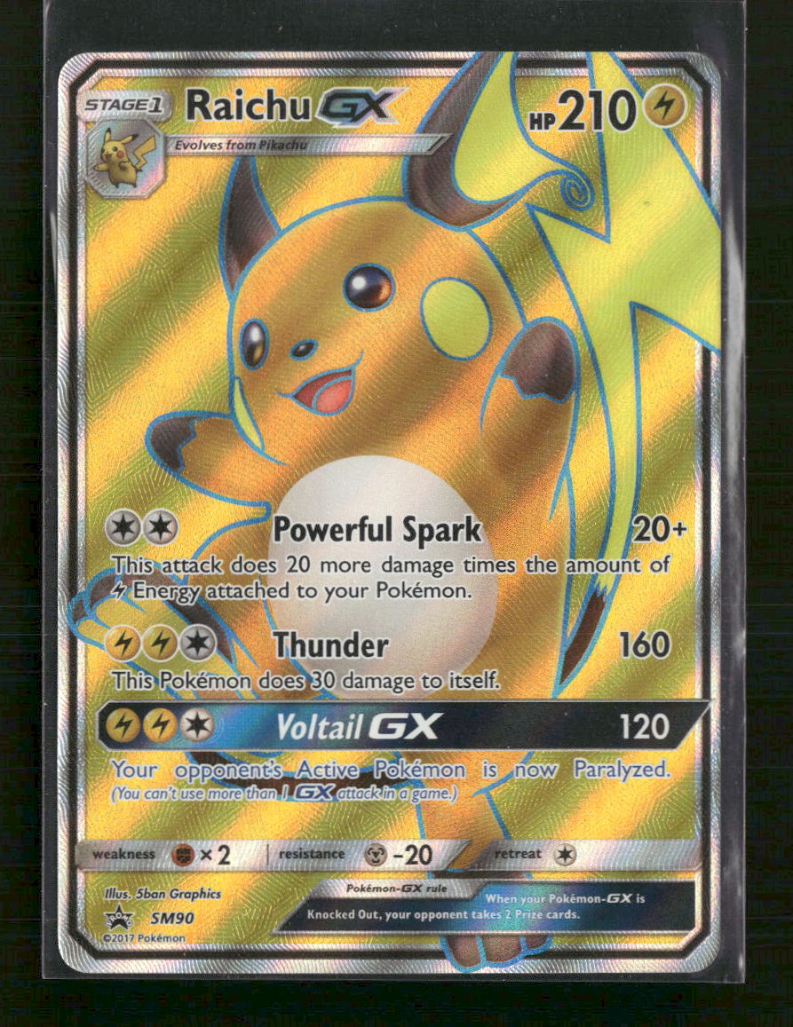 SM Promos Raichu GX #SM90 Damaged